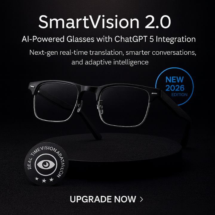 SmartVision™ Pro Max 2.0 AI-Powered Adaptive Glasses