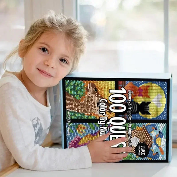 Color Your Way to Calm - Numbered Art for Adults & Kids