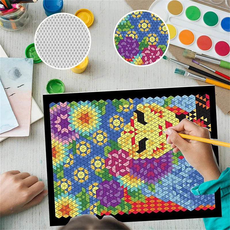 Color Your Way to Calm - Numbered Art for Adults & Kids