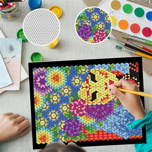 Color Your Way to Calm - Numbered Art for Adults & Kids