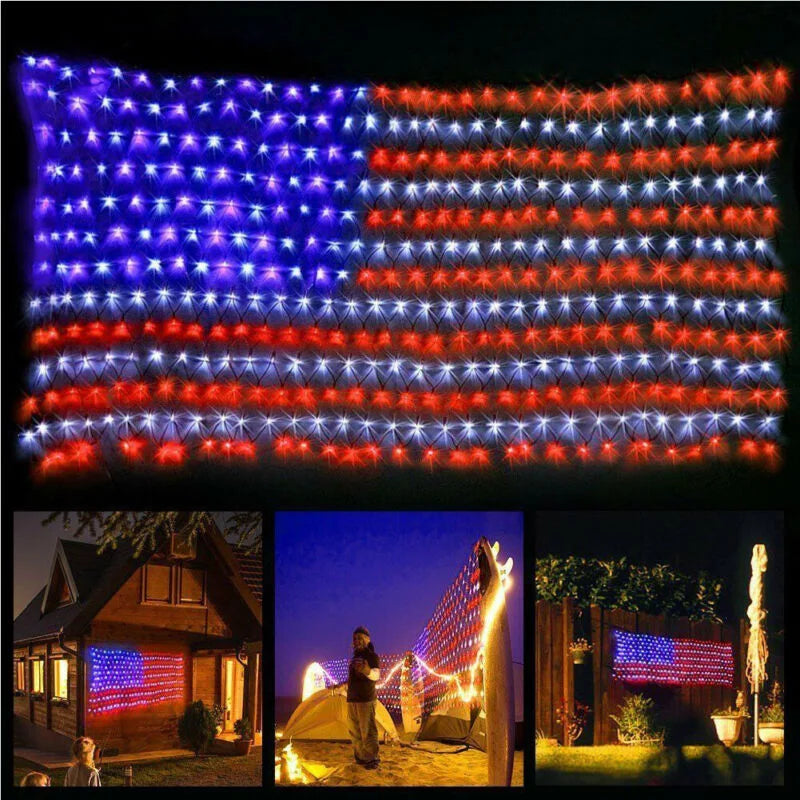 American LED Flag - God Bless America