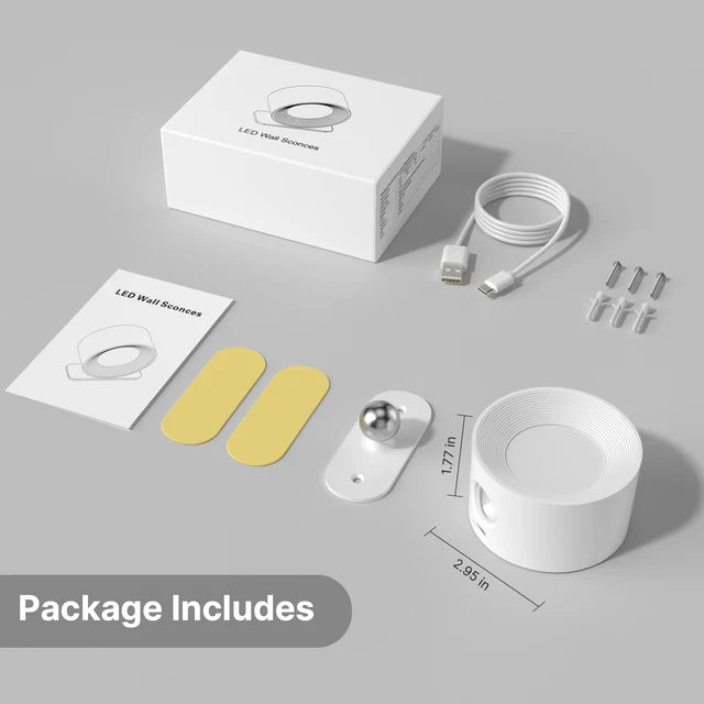 Modern Wireless LED Wall Lamp