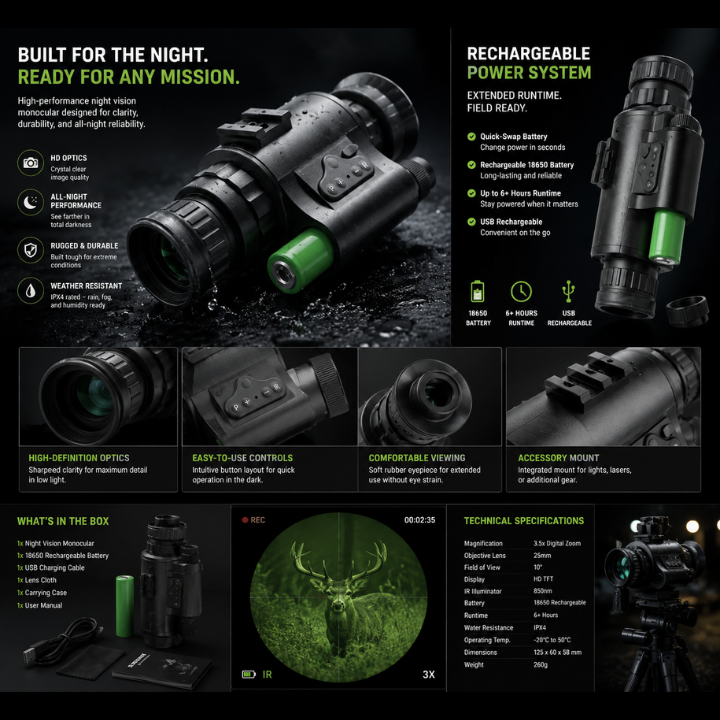 [NEW] HEAT x VIPER™ Bridgeable Thermal & Night Vision Monoculars